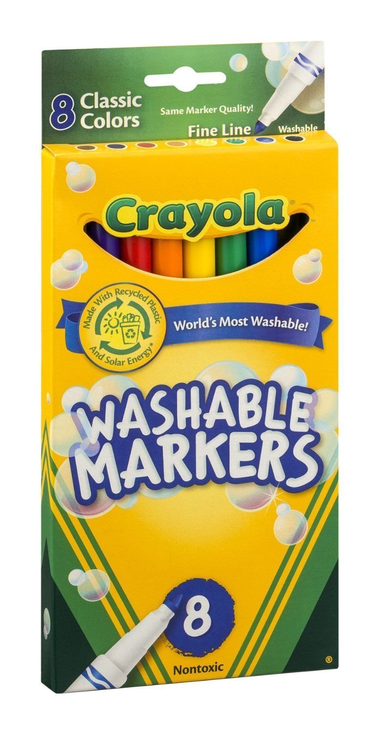 Crayola Classic Colors Washable Marker 8/pack (Pack of20)