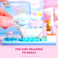 Hamee Sanrio Hello Kitty and Friends 'Me Time' Cute Building Blocks Blind Box (Birthday Gift, Party Favor, Gift Basket Filler, Stress Relief