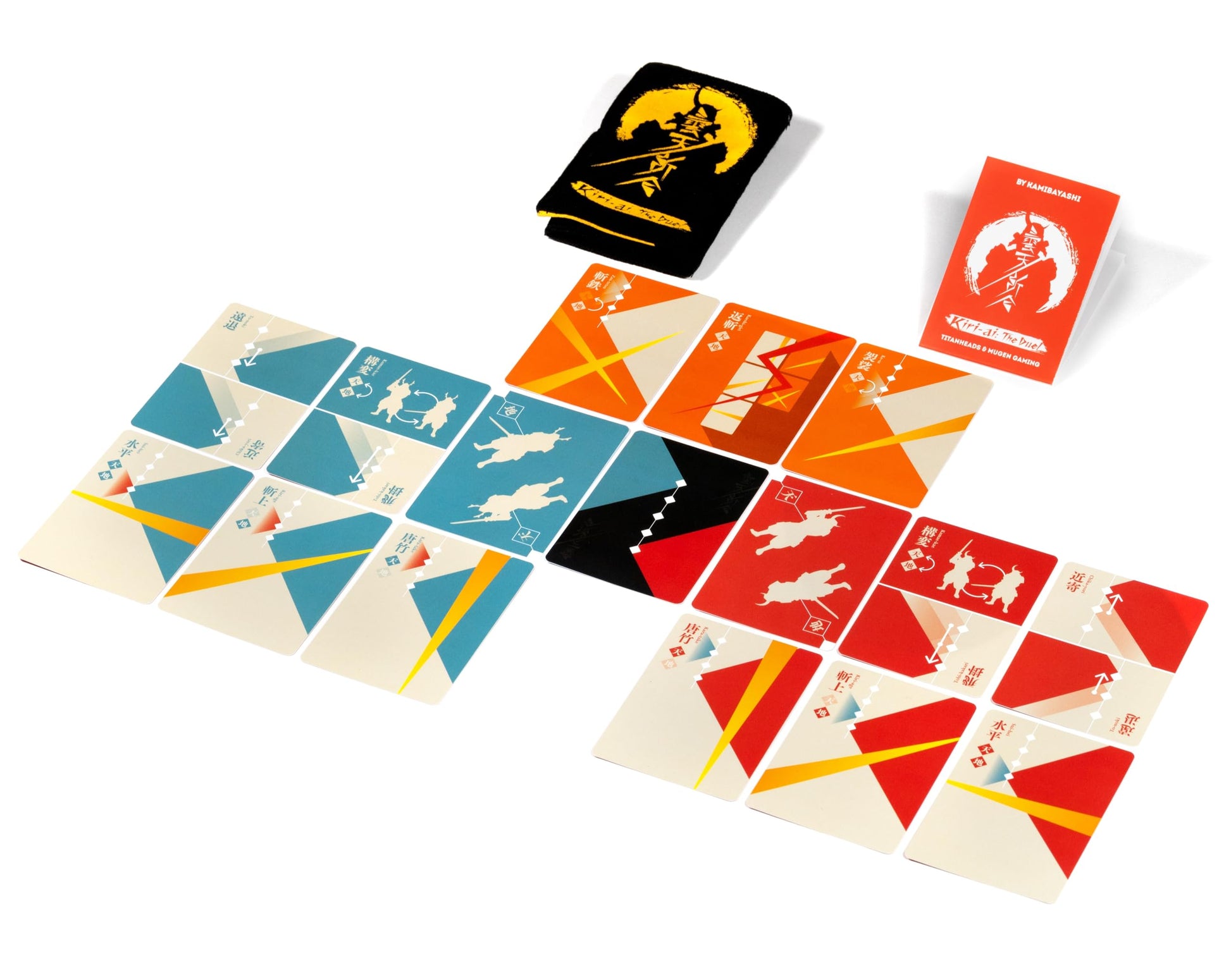 Kiri-AI The Duel Card Game (Wallet Edition) - Fast-Paced Samurai Dueling for Two Players, Strategy Game for Kids and Adults, Ages 13+, 2 Players, 5-10