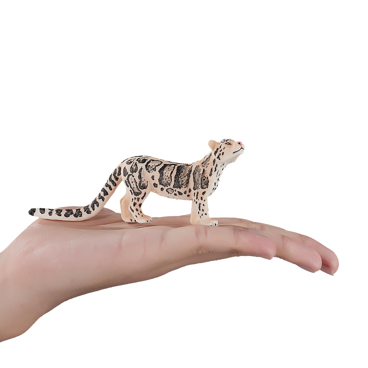 MOJO Clouded Leopard Rare Realistic International Wildlife Hand Painted Toy Figurine