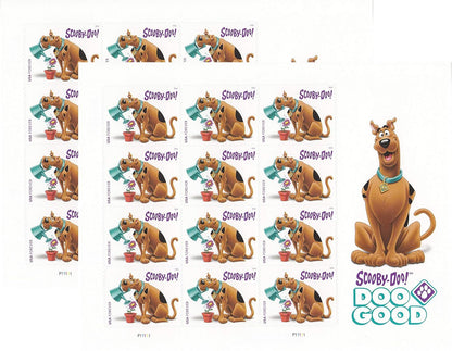 Scooby-Doo! Forever Stamp by USPS (2 Sheets)