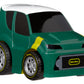 Little Tikes Crazy Fast Cars 2-Pack Hatch Rods, Hatch Back Car Themed Pullback Toy Vehicles Goes up to 50 ft