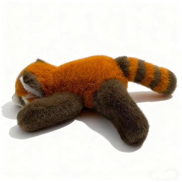 Roqei Red Panda Weighted Plush Toy 11.8 Inch, Cute Soft Stuffed Animal Plush Pillow, Adorable Red Panda Plushie Gift for Kids Girls Boys Birthday