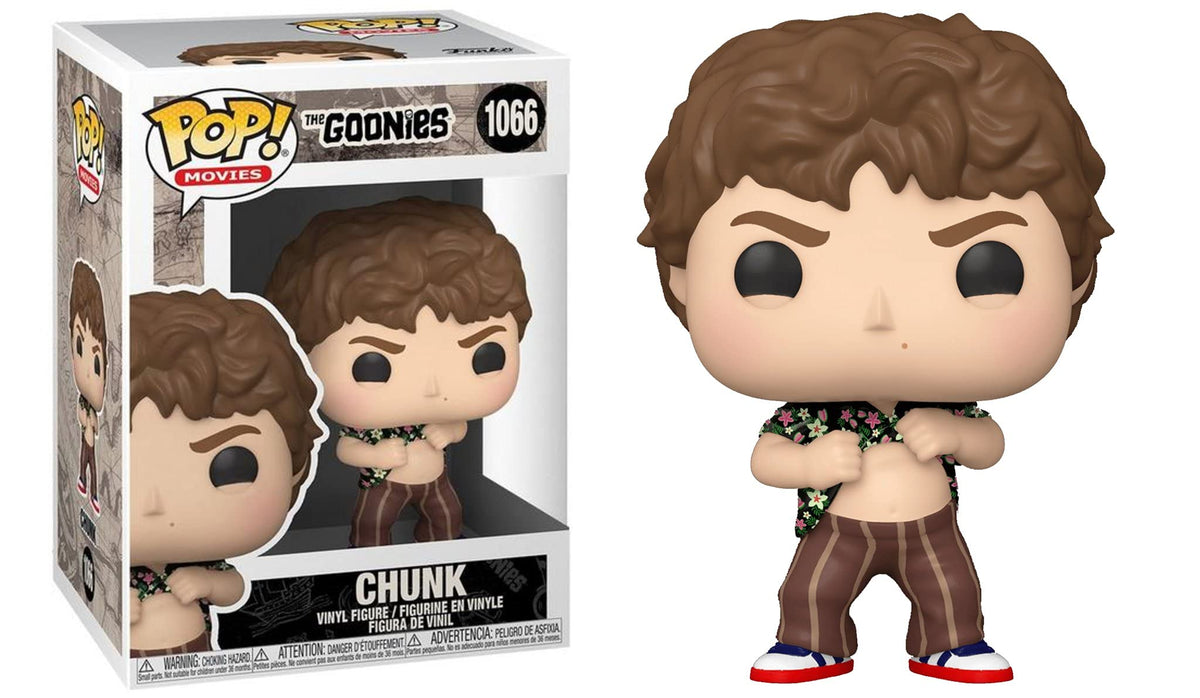 POP Funko The Goonies - Chunk Vinyl Figure (Bundled with Compatible Box Protector Case), Multicolored, 3.75 Inches