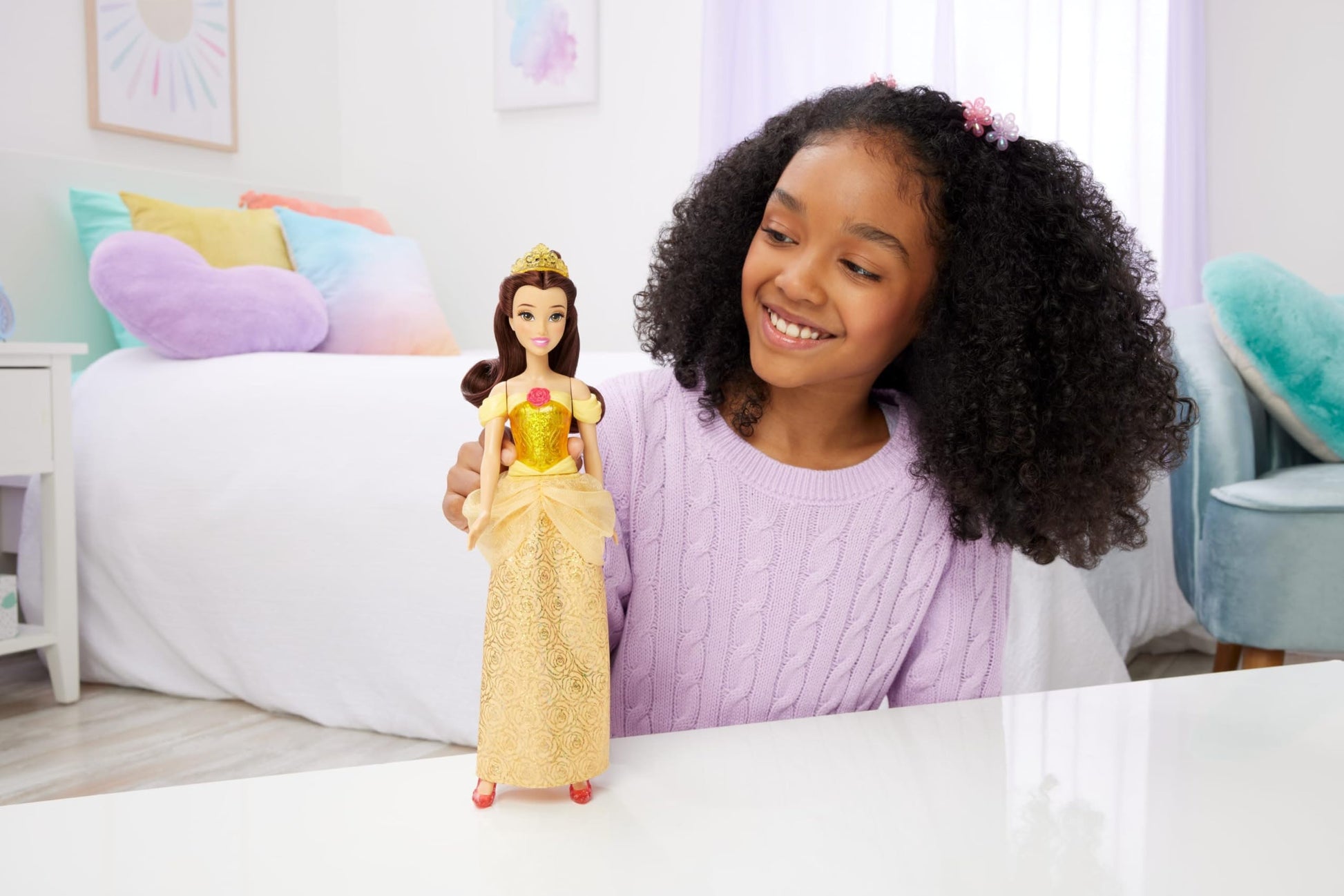 Mattel Disney Princess Belle Fashion Doll in Signature Look