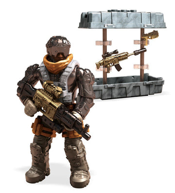 Mega Construx Call of Duty Care Package Gold Building Set
