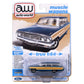 1964 Country Squire Guardsman Blue Metallic with Woodgrain Sides Muscle Wagons Series 1/64 Diecast Model Car by Auto World 64522-AWSP205A