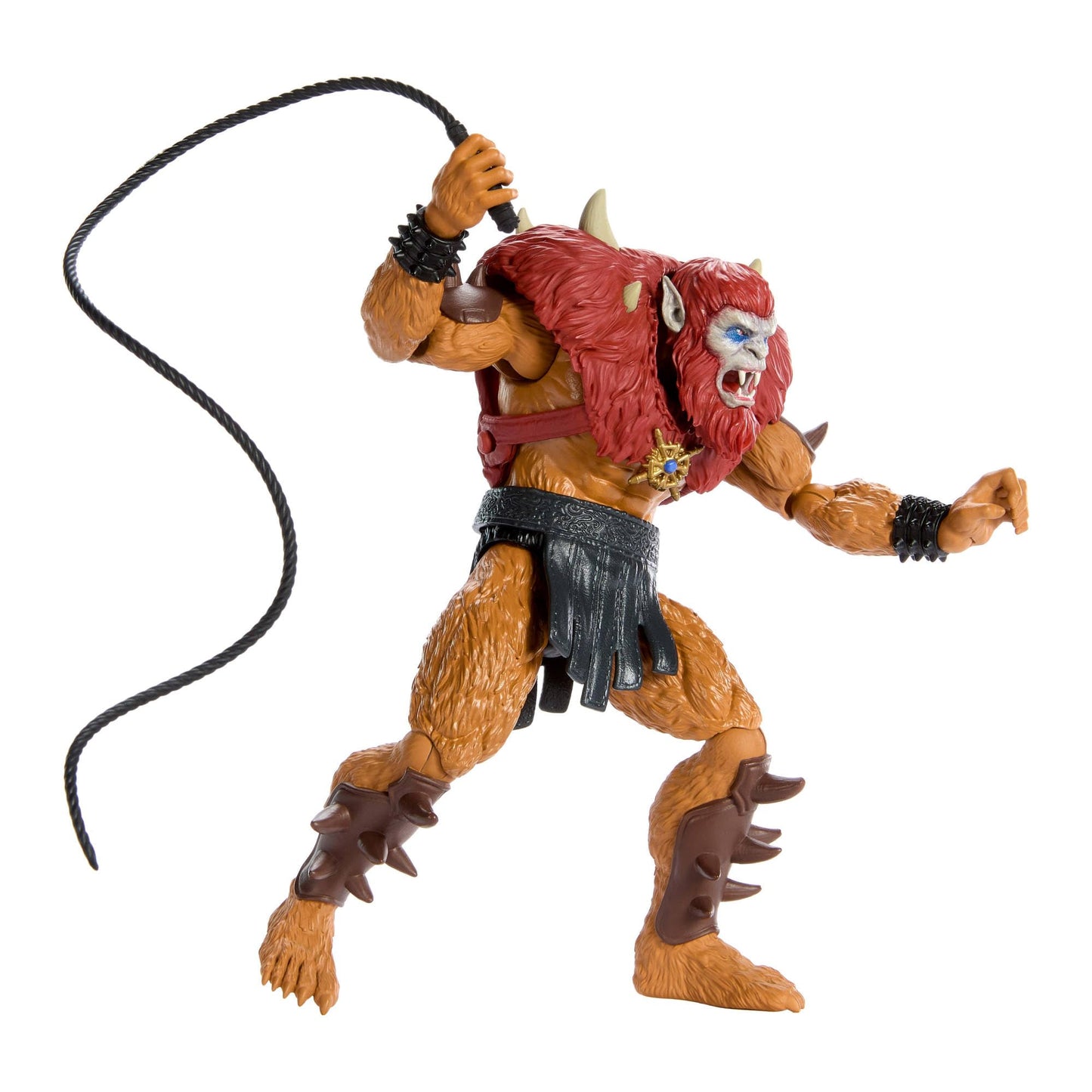 Masters of the Universe 2026 Movie Beast Man 5.5 Inch Action Figure Villain Toy, Content Inspired with 14 Movable Joints & Whip, Evil Hairy Henchman