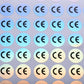 1000pcs hologram CE stickers round shape diameter 1CM/0.4" adhesive sticker