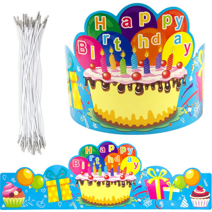 Fancy Land Birthday Crowns for Kids Pack of 30 Classroom Must Haves Pre K
