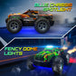 Remote Control Car for boys, 1:16 Scale All Terrain RC Cars,High Speed 25Km/h Fast Car with Colorful Led Light and spray, 2x1300mAh Rechargeable