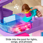 Fisher-Price Little People Barbie Toddler Toy Little DreamHouse Playset with Music Lights Sounds & 7 Pieces for Ages 18+ Months
