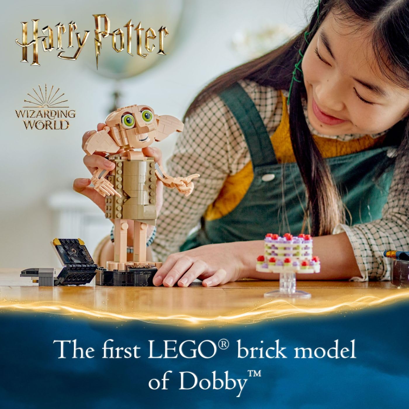 LEGO Harry Potter Dobby The House-Elf Building Toy Set, Build and Display Model of a Beloved Character from The Harry Potter Franchise, for 8 Year Old