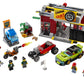 LEGO City Tuning Workshop 60258, Features a Toy Garage, Car Shop, Camping Trailer, Motorcycle, Crane and Tow Truck in One Fun Playset, Makes a Great