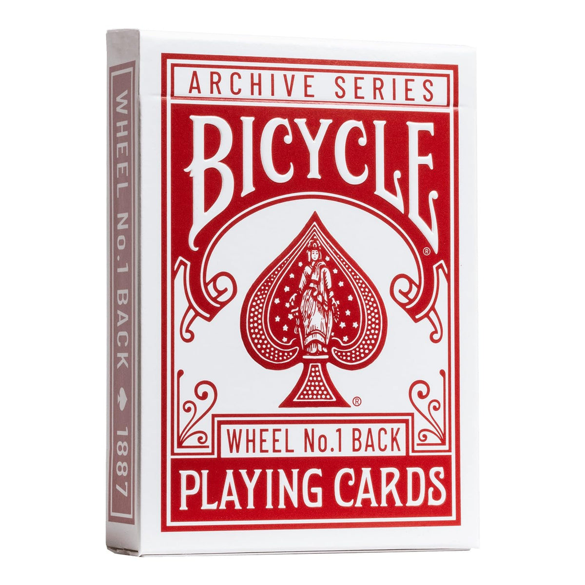 Bicycle Archive Series Wheel No.1 Back 1887 Playing Cards, Poker Size Standard Index