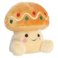 Aurora Palm Pals 4" Ginger Cookie Mushroom Festive Plush
