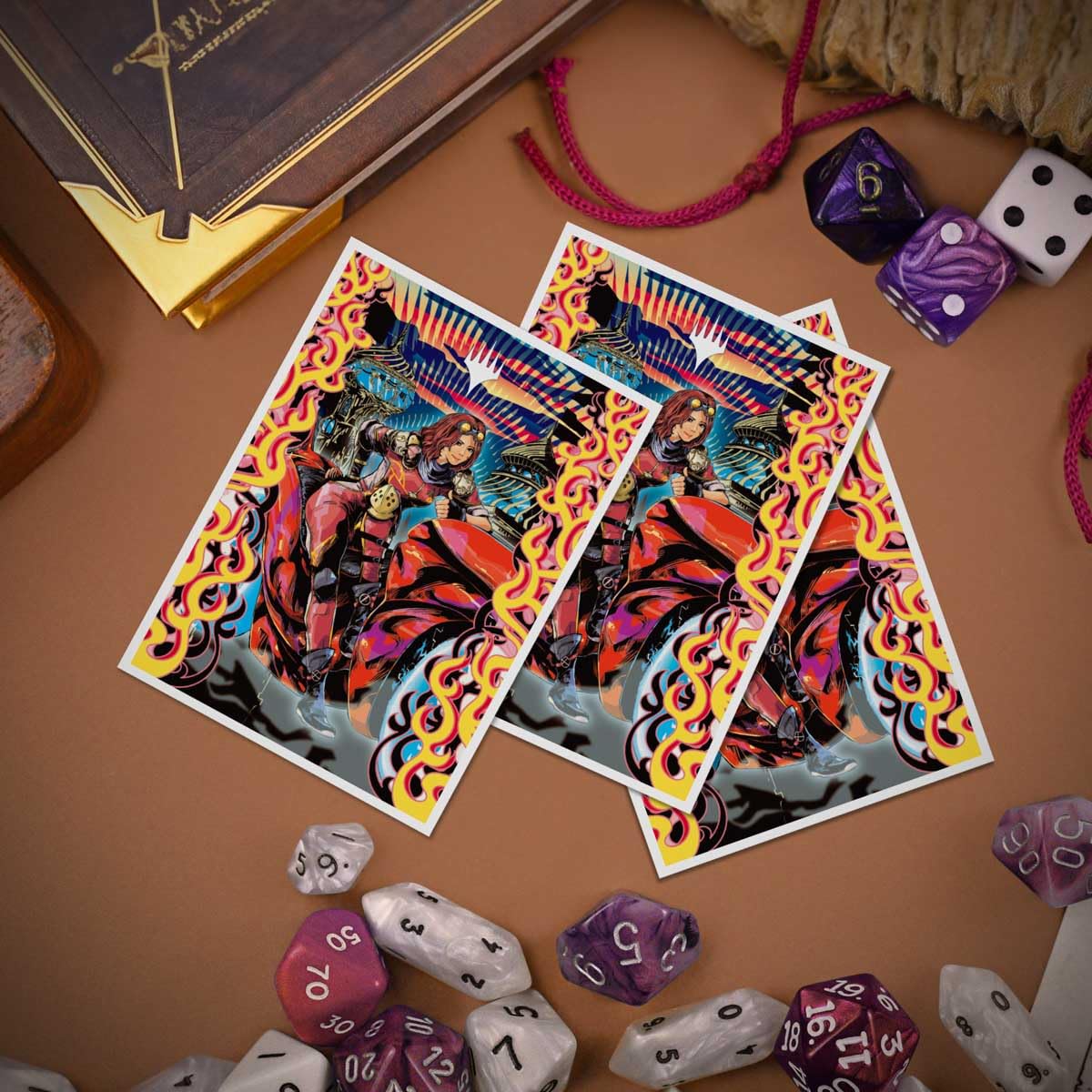 Ultra PRO - Aetherdrift Chandra, Spark Hunter 105ct APEX™ Deck Protector Sleeves for Magic: The Gathering, Sports Cards, MTG, D&D Cards, Sized to Fit