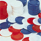 Poker Chips Card Game (100 Bags), Blue