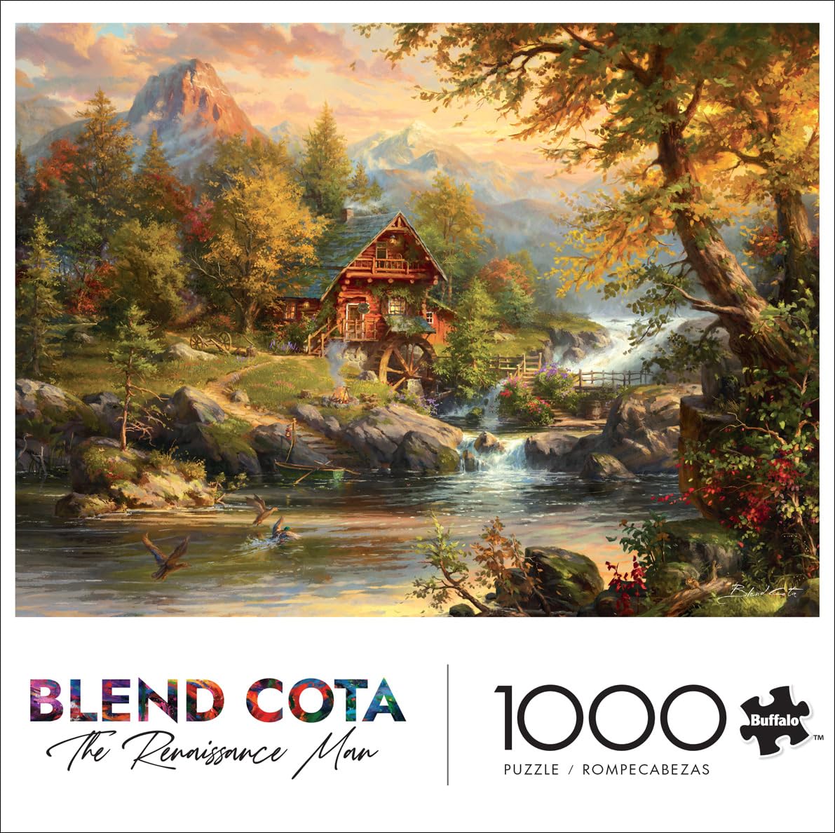 Buffalo Games - Summer Cabin - 1000 Piece Jigsaw Puzzle for Adults