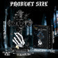 Tenhorses Gothic Cross Flower Building Set with Skull Hands, Crucifix Rose Skeleton Model, Dark Aesthetic Display Decor for Home Office, Halloween