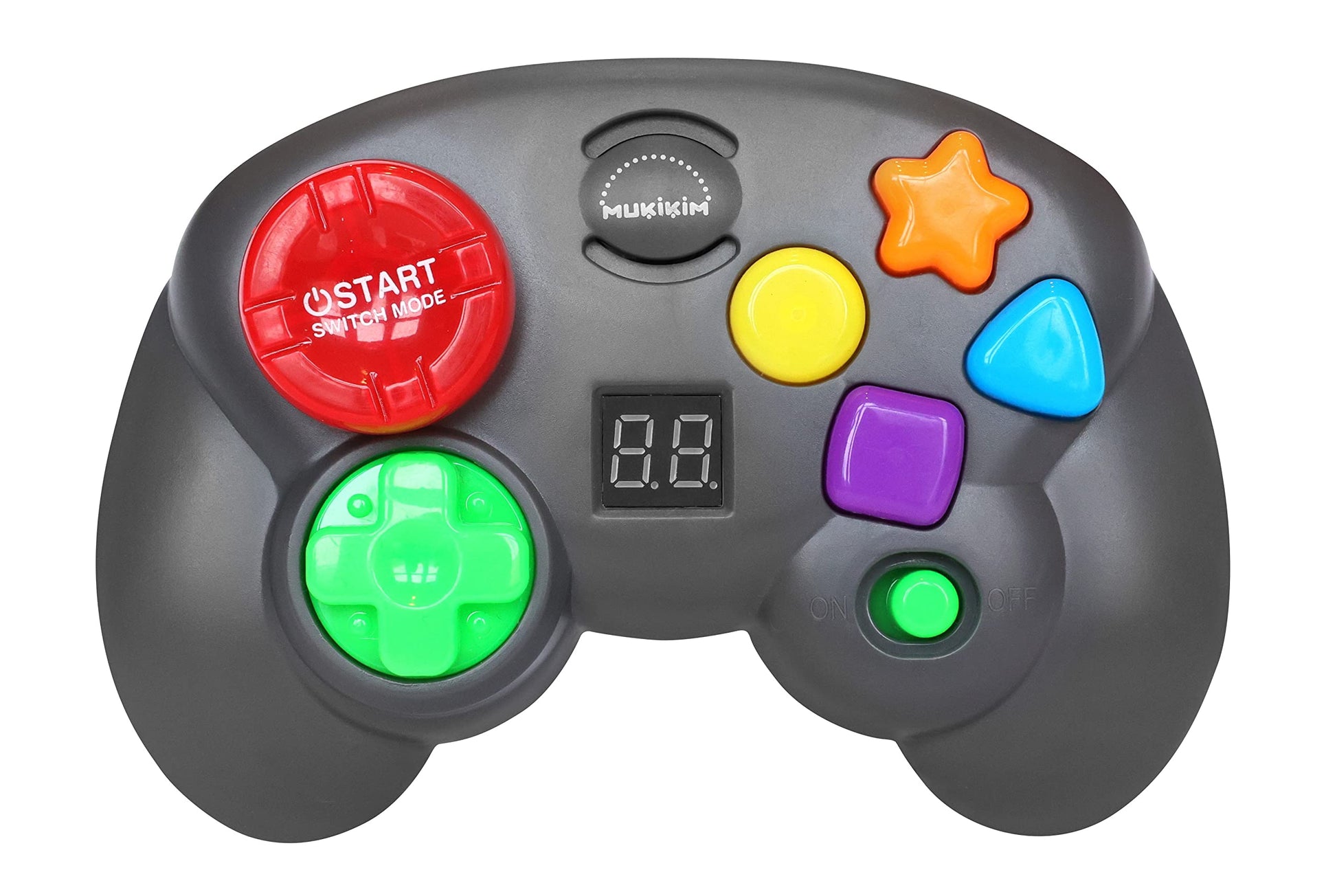 MUKIKIM Brain Blast - Memory & Light Chase 2 Games in 1. Exciting & Unique Electronic Handheld Game for Kids Ages 3+. Challenge Yourself to Repeat