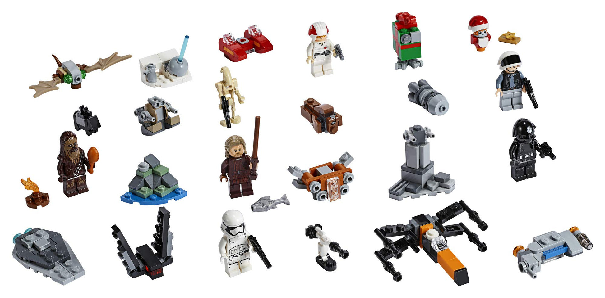 LEGO Star Wars 2019 Advent Calendar 75245 Holiday Gift Set Building Kit with Star Wars Minifigure Characters (280 Pieces)