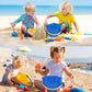 SupMLC 27 Pcs Sand Castle Building Kit Beach Toys with Collapsible Mesh Bag