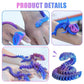 BAJINBE 9Pack 3D Printed Animals Set Include Dinosaur Sharks Axolotl Turtle Cobra 3 Style Dragons 3D Printed Fidget Toys Home Office Desk Decor