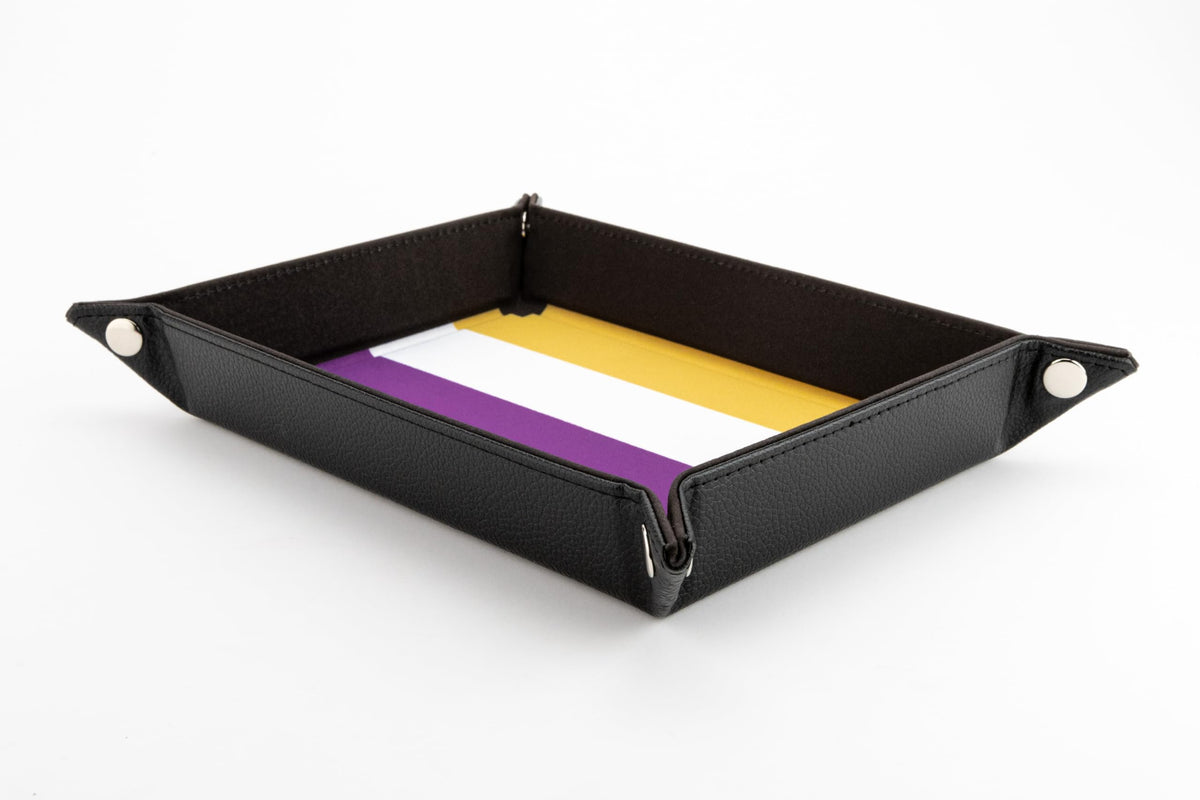 FanRoll Pride Dice Tray - Nonbinary