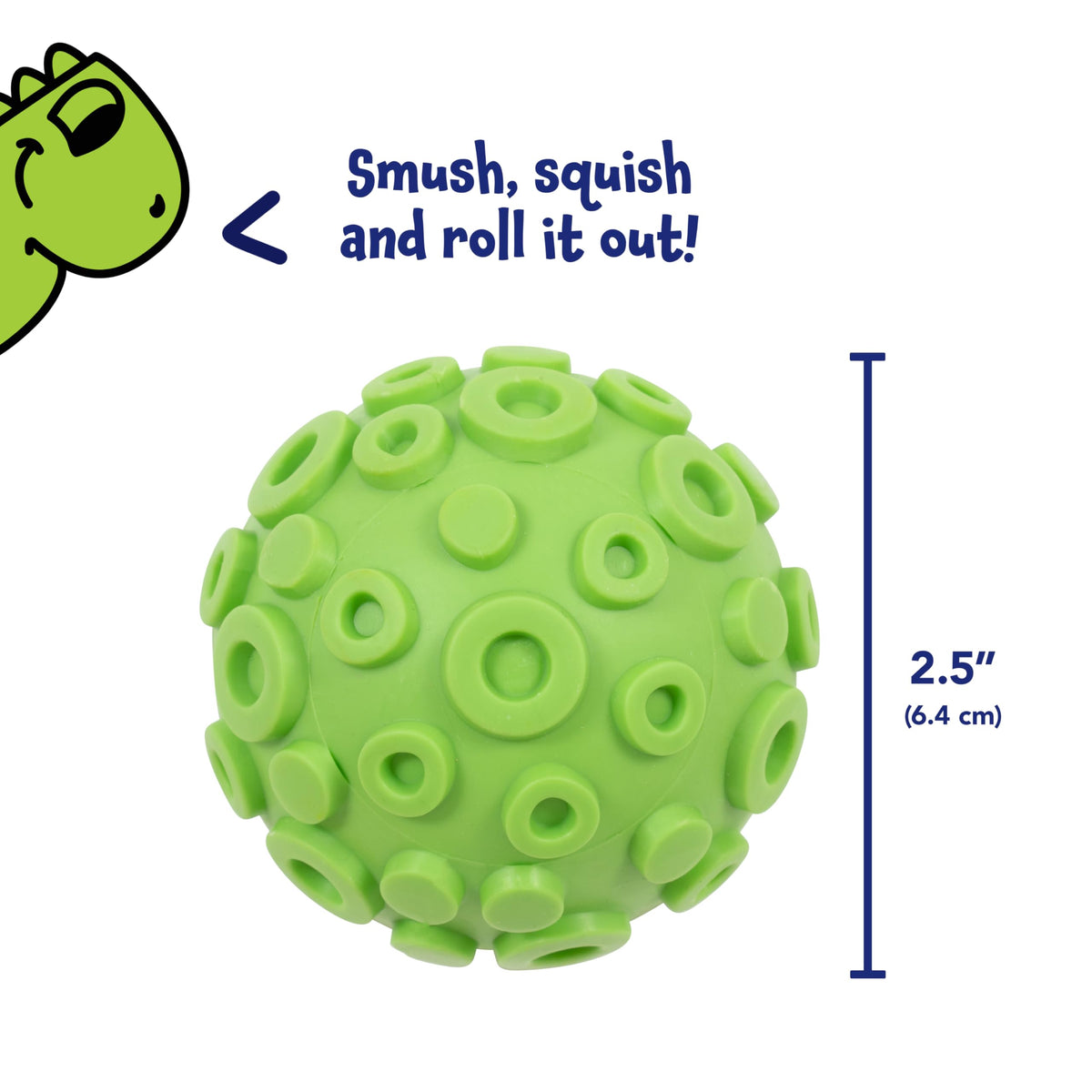 READY 2 LEARN Paint and Dough Texture Spheres | Set of 4 | Ages 2+ | Patterned Ink, Dough and Paint Stamps | Mix and Match Colors and Patterns