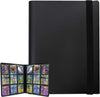 PKMLIFE Trading Card Binder Holder, 9 Pockets Collection Card Album Sleeves for Baseball Yugioh MTG Cards, Collectable Sports Card Binder Storage