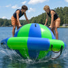 Sewinfla 6.5×3.6FT Giant Inflatable Dome Rocker Water Bouncer with Electric Pump,Heavy-Duty 0.6mm PVC Rocker Dome with 6 Handles, Ladder Access