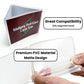 Xovnfp 4Pcs Mahjong Card Sleeves and Line Finders Set - Fit Large Print Size (6 1/8" x4 3/4") with Durable Matte Anti-Glare Plastic Card Holders