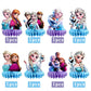 8Pcs Frozen Table Centerpieces Birthday Party Supplies Double Side Table Decorations for Frozen Party Decorations