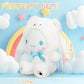 10inPlush, Kawaii Cartoon Plush Figure Toy , Cute Stuffed Animal Pillow