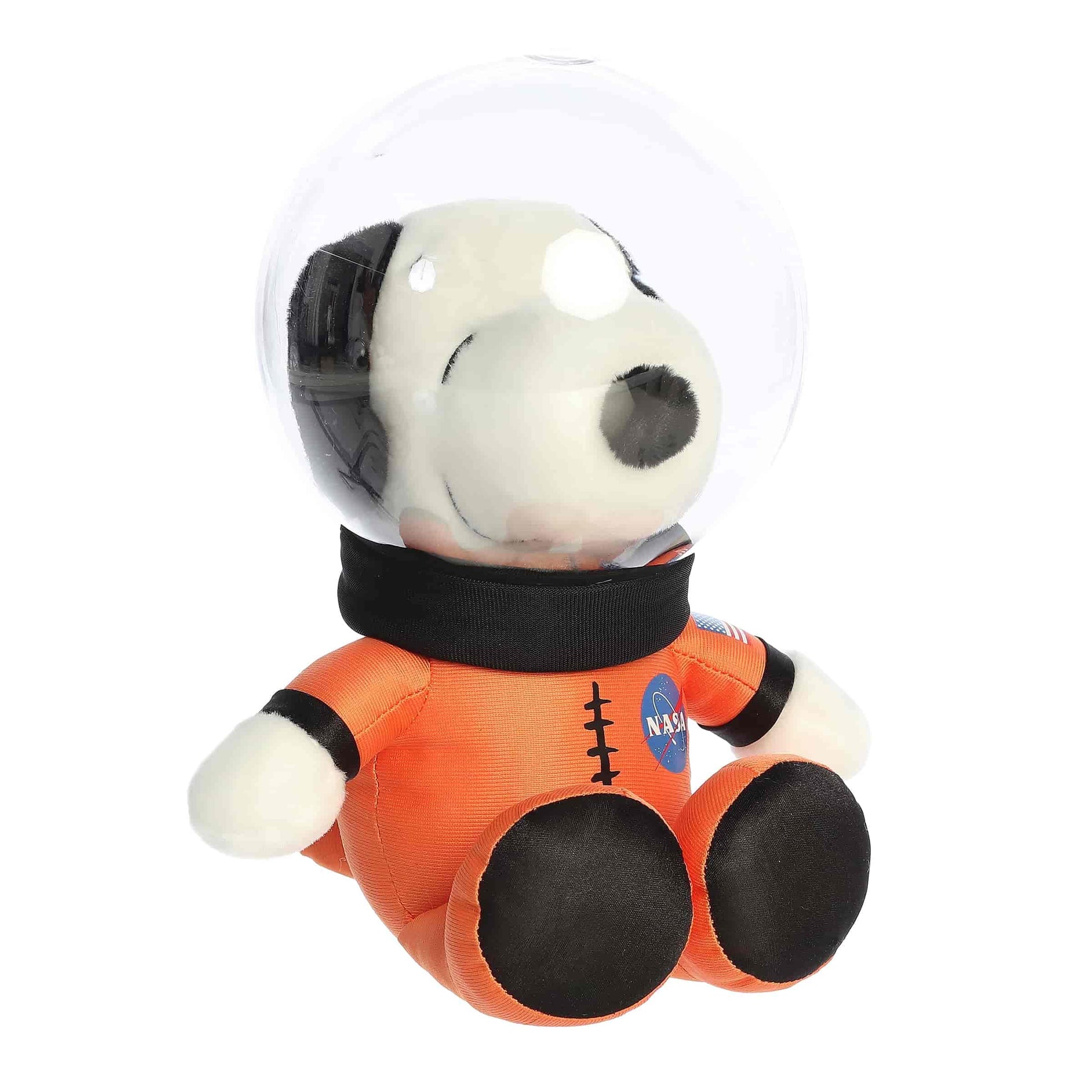 Aurora® Adorable Peanuts® Space Suit Snoopy with Helmet Stuffed Animal - Officially Licensed Toys for All Snoopy Fans - Nostalgic Gift for Adults