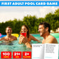 Pool Party Adult Party Game, Waterproof Card Game for Adults, Fun Pool Games for Adult, Best Pool Toys and Pool Accessories for Summer, 100 Cards