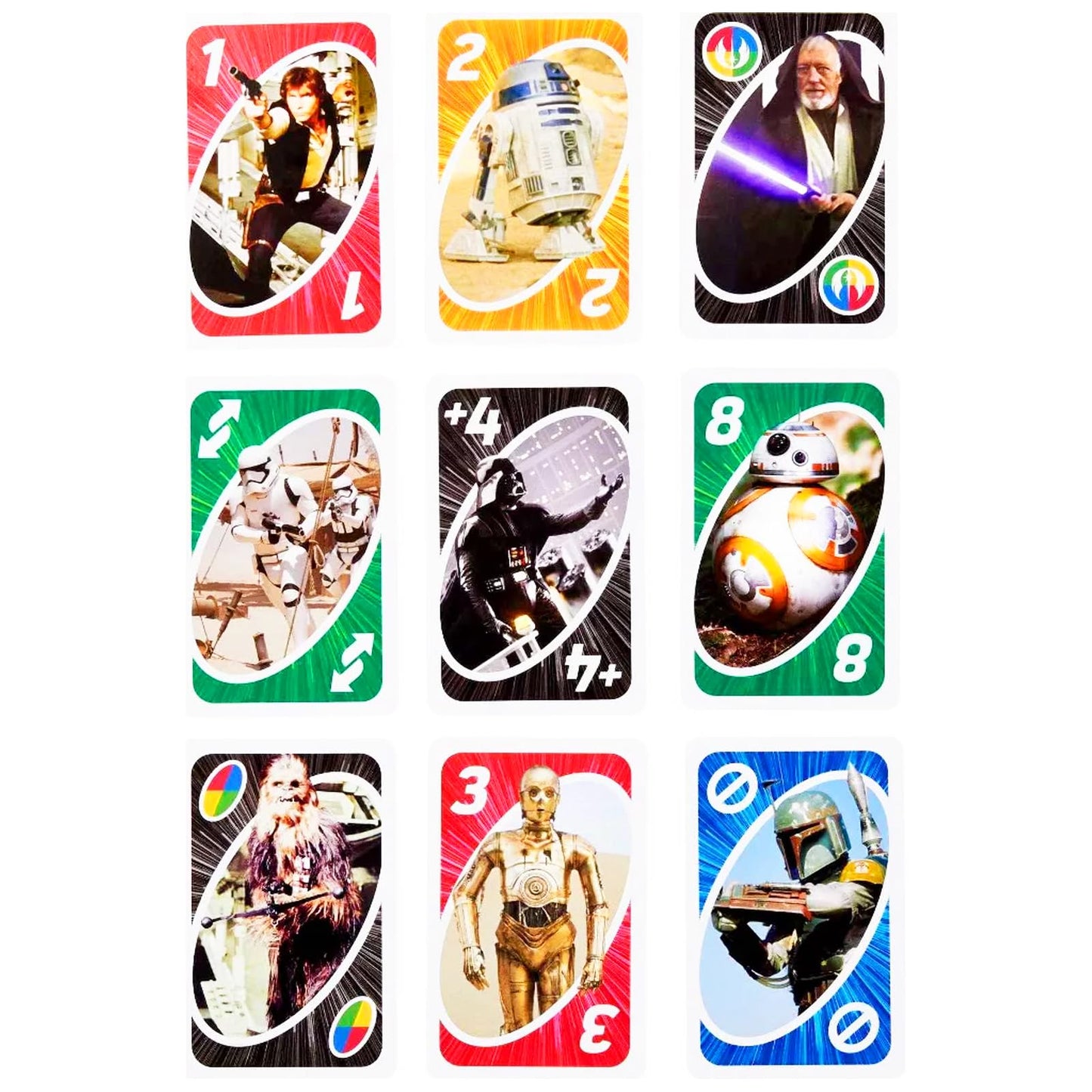 Star Wars UNO Card Game Set - Bundle with Movie Themed UNO Deck for Kids Plus Stickers, More | Star Wars Card Game for Kids, Family Game Night