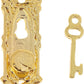4 Set Gold 1/12 Miniature Door Knob Lock and Key Dollhouse Decoration Accessories, Dollhouse Accessories, Dollhouse Decor, Decorations