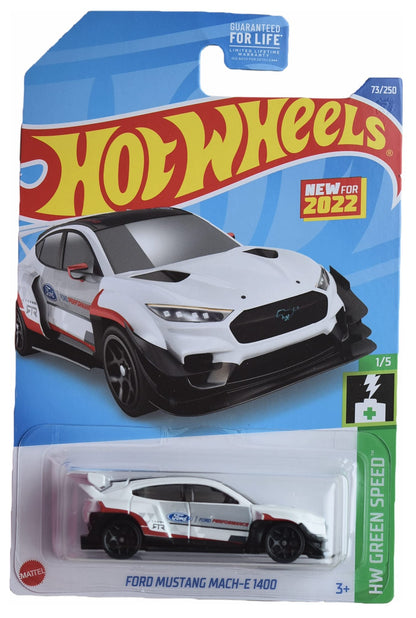 Hot Wheels Ford Mustang Mach-E 1400, Green Speed 1/5 [White]