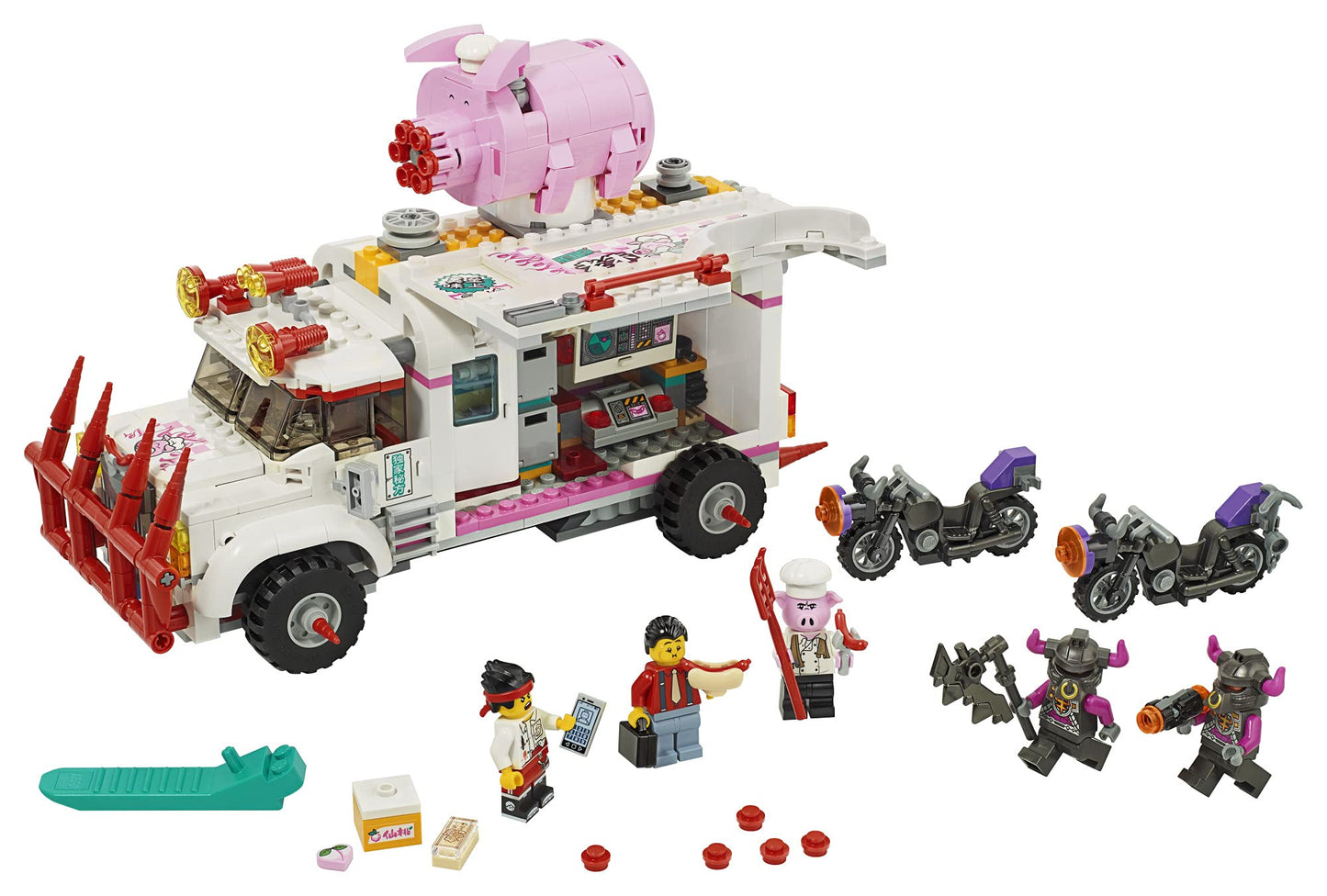 LEGO Monkie Kid: Pigsy’s Food Truck 80009 Building Kit, Gift for Kids (832 Pieces) Amazon Exclusive
