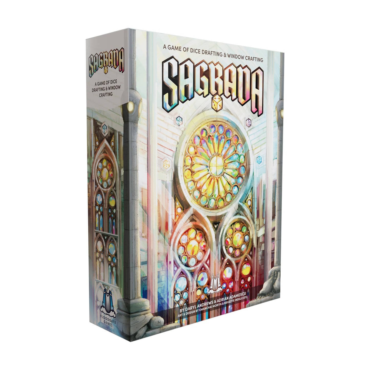 Floodgate Games Sagrada Board Game | Family Game for Kids and Adults | Dice Drafting and Placement Strategy Game | Ages 10+ | 1 to 4 Players