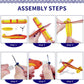 IJRPLM 24 Pack Foam Glider Planes, 8" Airplane Toy, 12 Different Designs for Boys, Individually Packed Outdoor Flying Toys, Party Favors for Kids 8-12