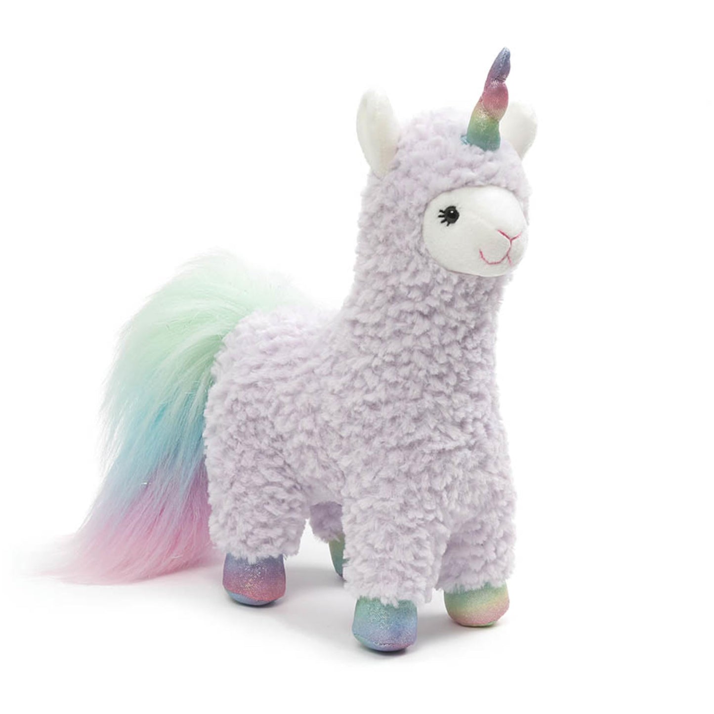 GUND Sugar Plum Llamacorn Unicorn Llama Plush Stuffed Animal, Purple Rainbow, 11"