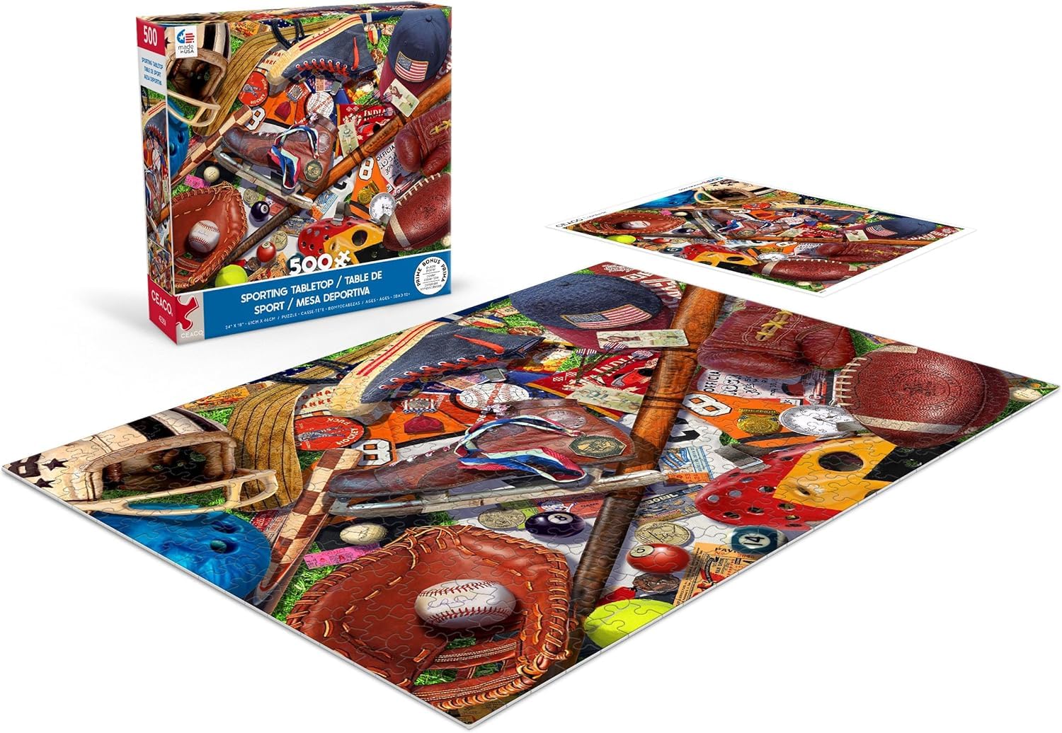 Ceaco - Sporting Tabletop - 500 Piece Jigsaw Puzzle