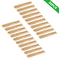 LOLYSIC 20 Pack Scrabble Tiles Holders, Wooden Racks for Letter and Dominoes Tiles, Game Stands and Holder Tray for Crafts