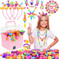 NIDOOT 550Pc+ Pop Beads Jewelry Making kit for Girls 4-6, Arts and Crafts for Kids Ages 4-8, Toys for 4 5 6 Years Old Girl Birthday Gifts Ideas