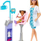 Barbie Careers Playset, Dentist Set with Blonde Fashion Doll & Patient Small Doll, Exam Chair, Sink Station & Accessories