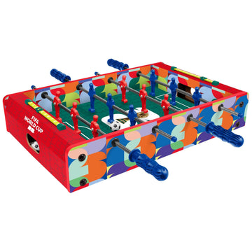 FIFA Foosball Table for Kids - Tabletop Soccer Game with Rod Handles, Ball & Players - Wooden Mini Game Table - FIFA Licensed - Kids 4+
