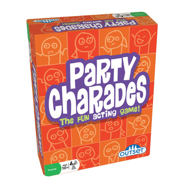 Outset Media- Party Charades Game - Family-Friendly Fun with 500 Charades Cards and Timer - Group Game Night Essential, Ages 10 and up, Amazon